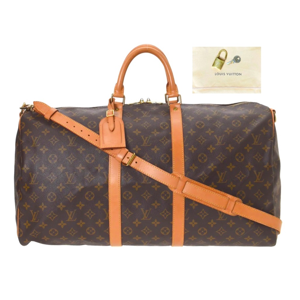 💯 AUTH Louis Vuitton Keepall 55
